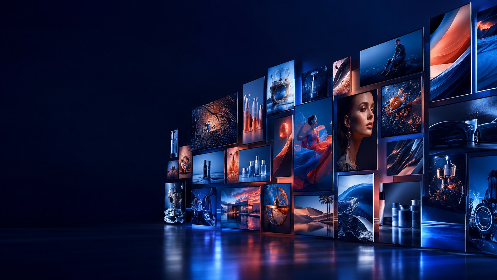 Studio content wall